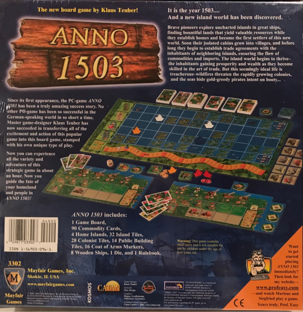 Anno 1503  (2-4) board game collectible [Barcode 029877033027] - Main Image 2