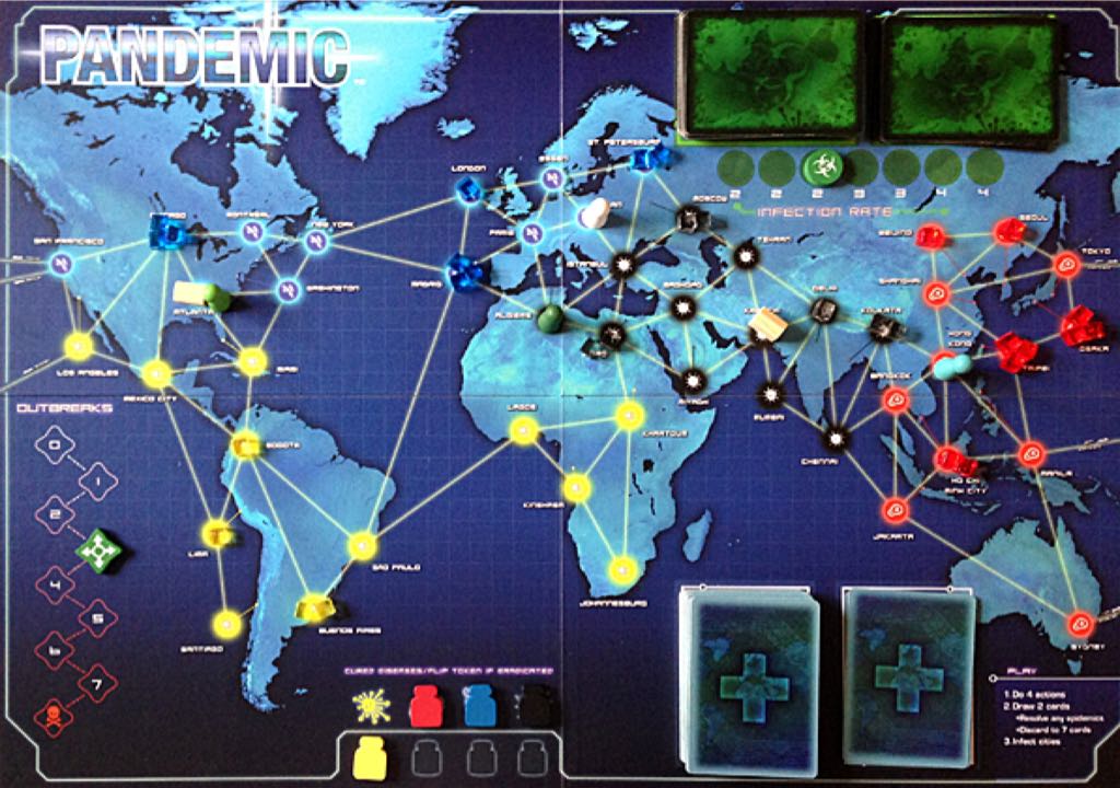 Pandemic  (2-4) board game collectible [Barcode 681706911045] - Main Image 2