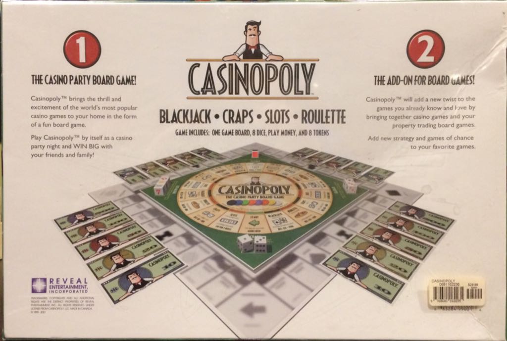 Opoly: Casinopoly   (2-8) board game collectible [Barcode 683284990016] - Main Image 2