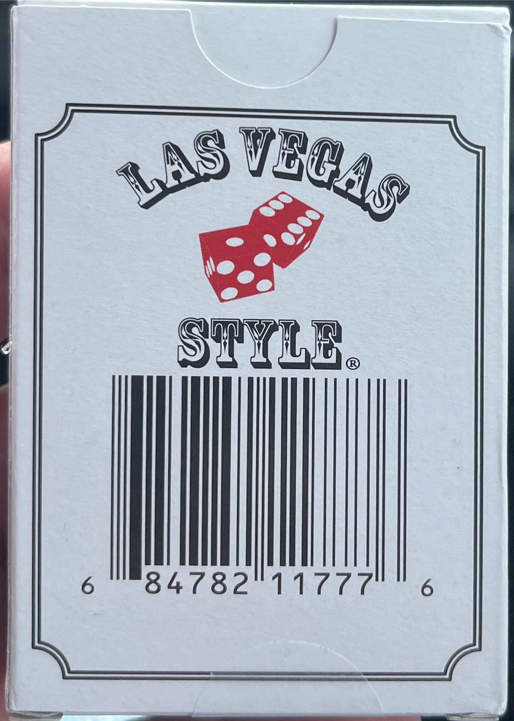 Authentic Casino Playing Cards  board game collectible [Barcode 684782117776] - Main Image 2