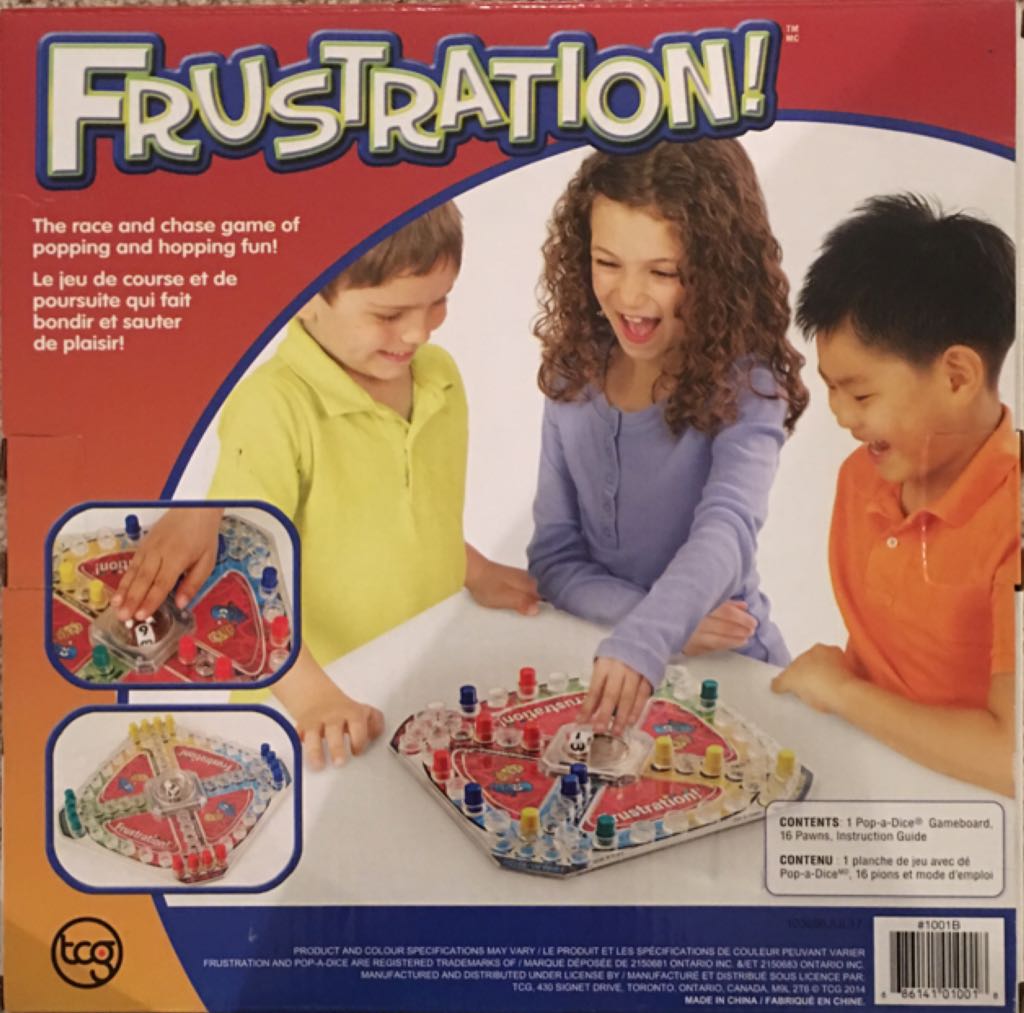 Frustration   (2-4) board game collectible [Barcode 686141010018] - Main Image 2