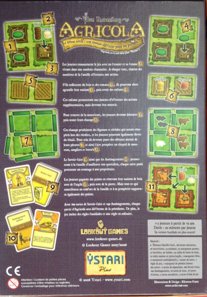 Agricola  (1-5) board game collectible [Barcode 688623001002] - Main Image 2