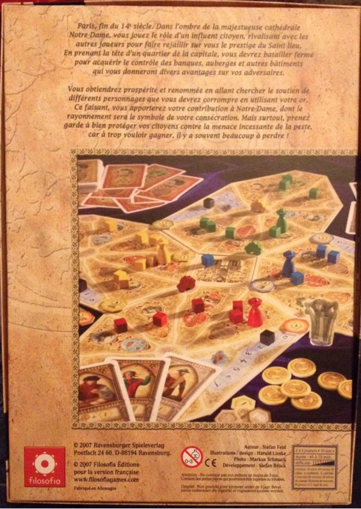 Notre Dame  (2-5) board game collectible [Barcode 688623100323] - Main Image 2