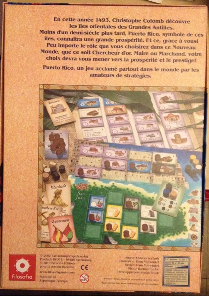 Puerto Rico  (2-5) board game collectible [Barcode 688623102228] - Main Image 2