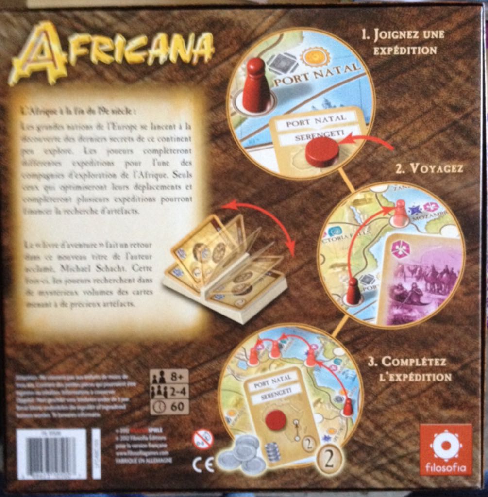 Africana  (2-4) board game collectible [Barcode 688623105007] - Main Image 2