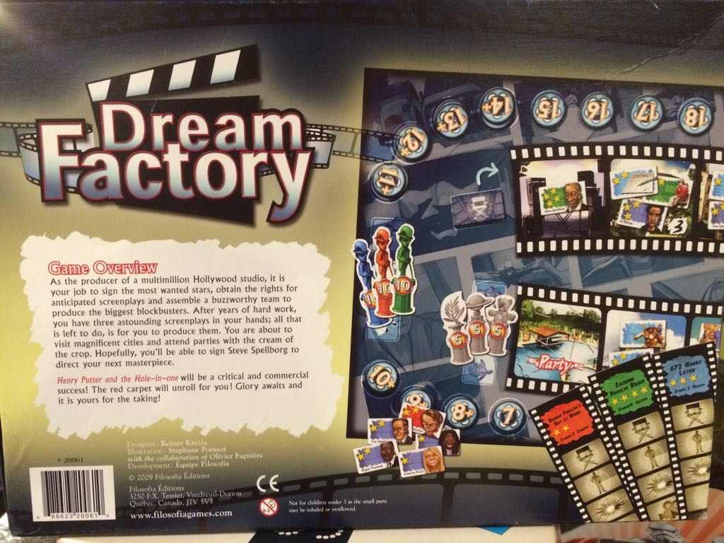 Dream Factory  (2-5) board game collectible [Barcode 688623200610] - Main Image 2
