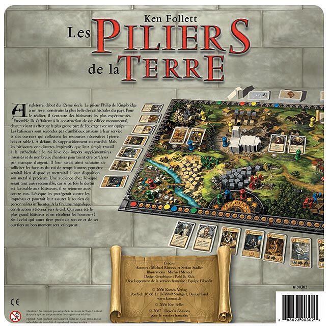 Les piliers de la Terre  (2-4) board game collectible [Barcode 688623903023] - Main Image 2