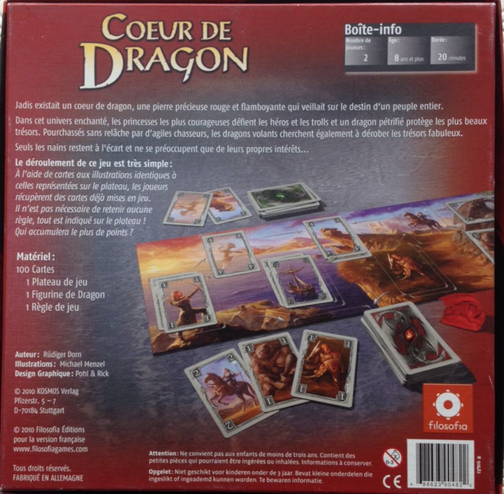Cœur De Dragon  (2) board game collectible [Barcode 688623904822] - Main Image 2