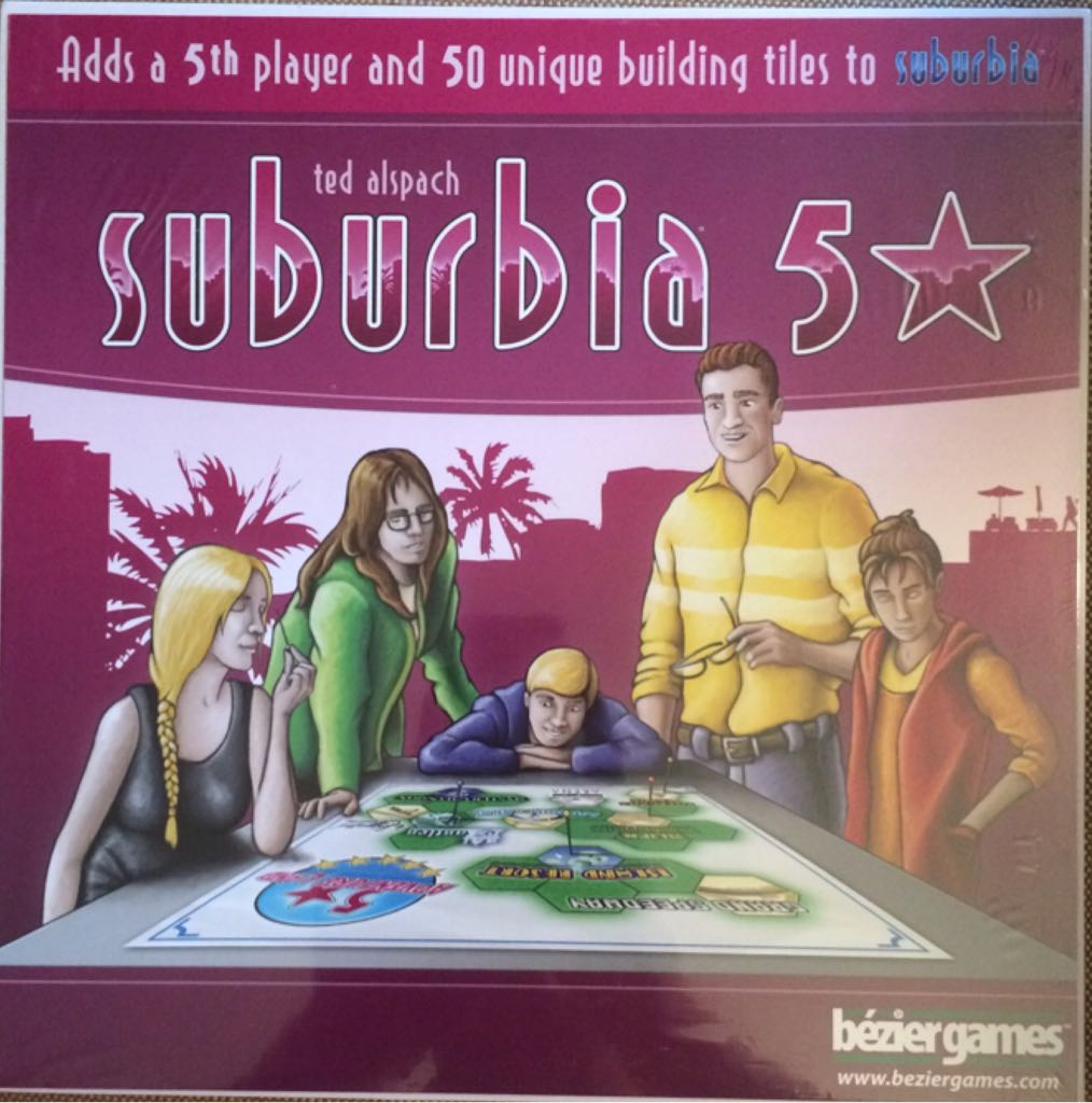 Suburbia: 5 ⭐️  (1-5) board game collectible [Barcode 689070015222] - Main Image 1