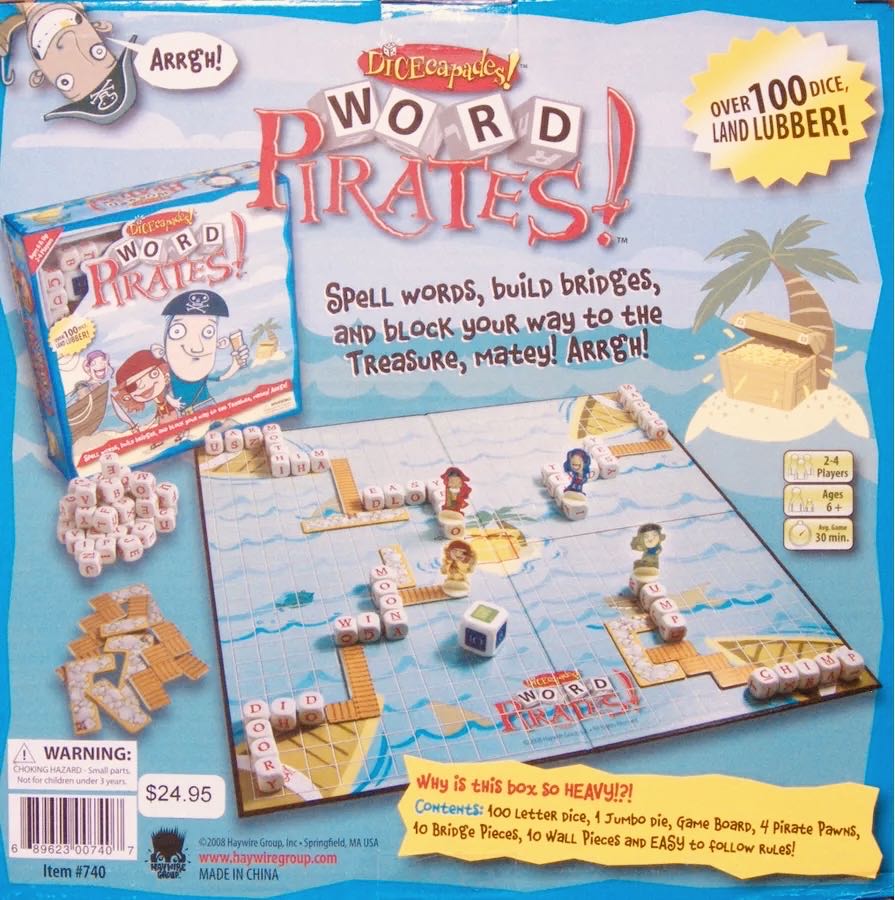 Word Pirates  (2-4) board game collectible [Barcode 689623007407] - Main Image 2