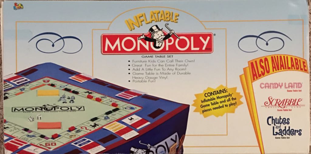 Monopoly - Inflatable Game Table Set  (2-4) board game collectible [Barcode 691707271406] - Main Image 2