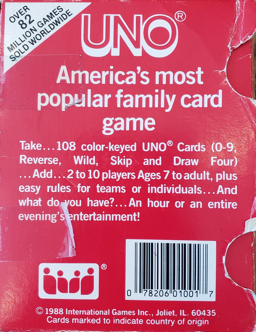 Uno  (2-10) board game collectible [Barcode 6930431200189] - Main Image 2