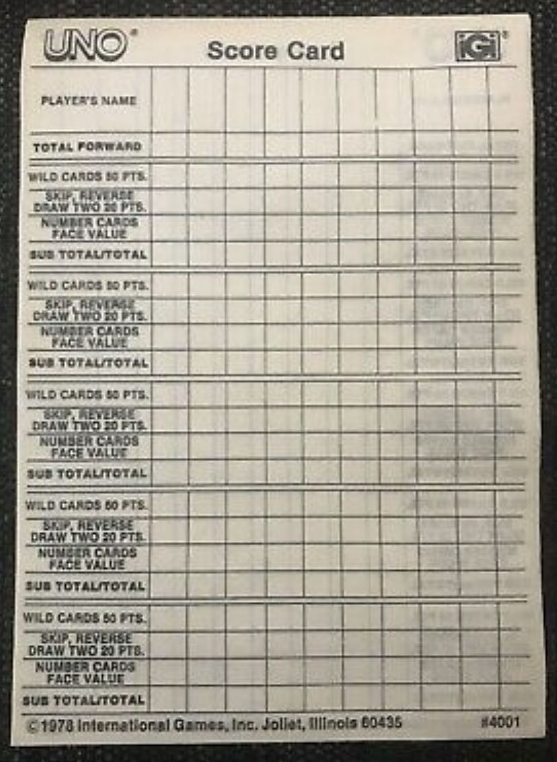 Uno  (2-10) board game collectible [Barcode 6930431200189] - Main Image 3