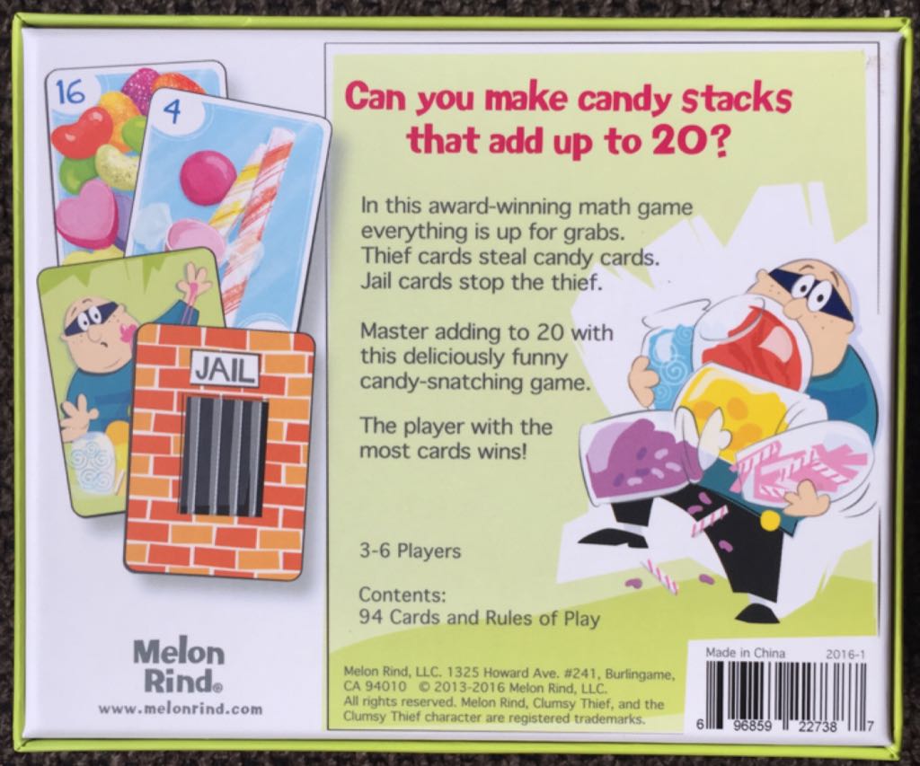 Clumsy Thief in the Candy Shop  (3-6) board game collectible [Barcode 696859227387] - Main Image 2