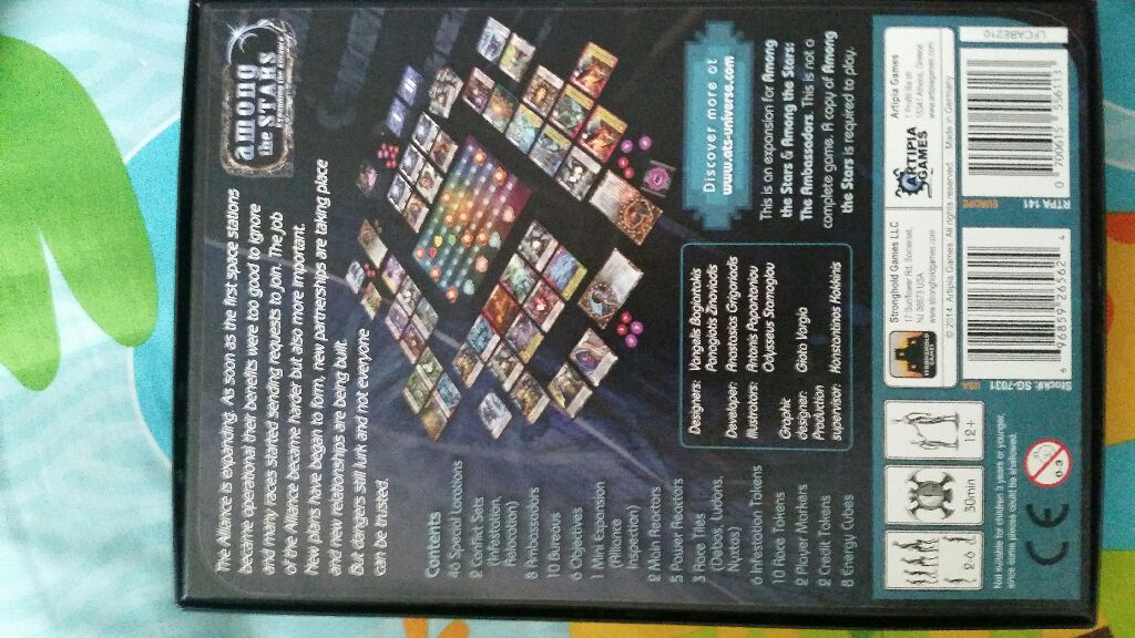 Among the Stars: Expanding the Alliance  (4-6) board game collectible [Barcode 696859265624] - Main Image 2