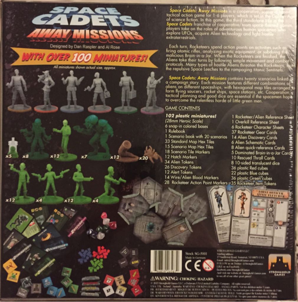 Space Cadets: Away Missions  (2-6) board game collectible [Barcode 696859265679] - Main Image 2