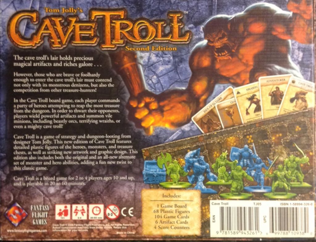Cave Troll  (2-4) board game collectible [Barcode 699788109380] - Main Image 2