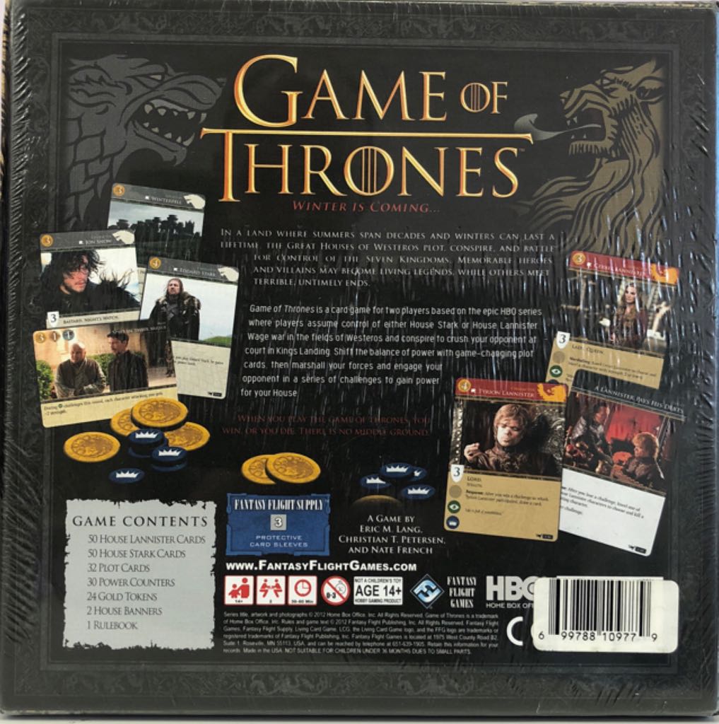 Game Of Thrones  (2) board game collectible [Barcode 699788109779] - Main Image 2