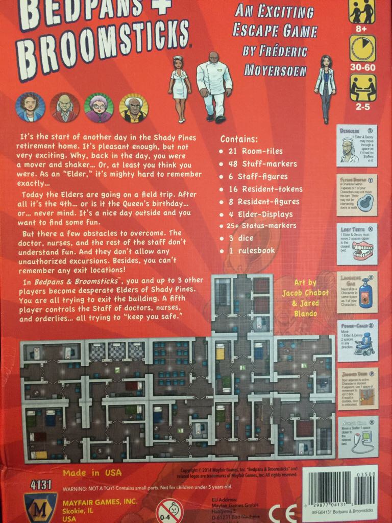 Bedpans + Broomsticks  (2-5) board game collectible [Barcode 029877041312] - Main Image 2