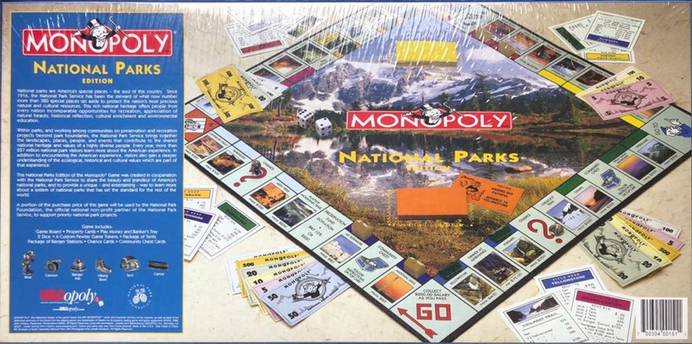 National Parks [USA]  board game collectible [Barcode 700304000446] - Main Image 2