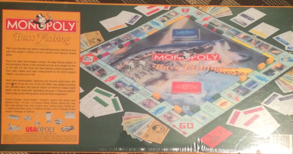 Bass Fishing Edition  (2-8) board game collectible [Barcode 700304000514] - Main Image 2