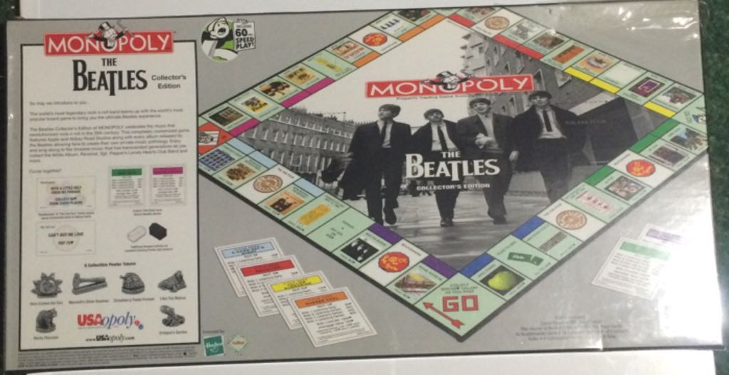 Beatles Monopoly  (2-6) board game collectible [Barcode 700304000767] - Main Image 2