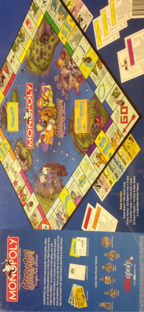 Monopoly: Scooby-Doo Fright Fest Edition  (8) board game collectible [Barcode 700304001160] - Main Image 2