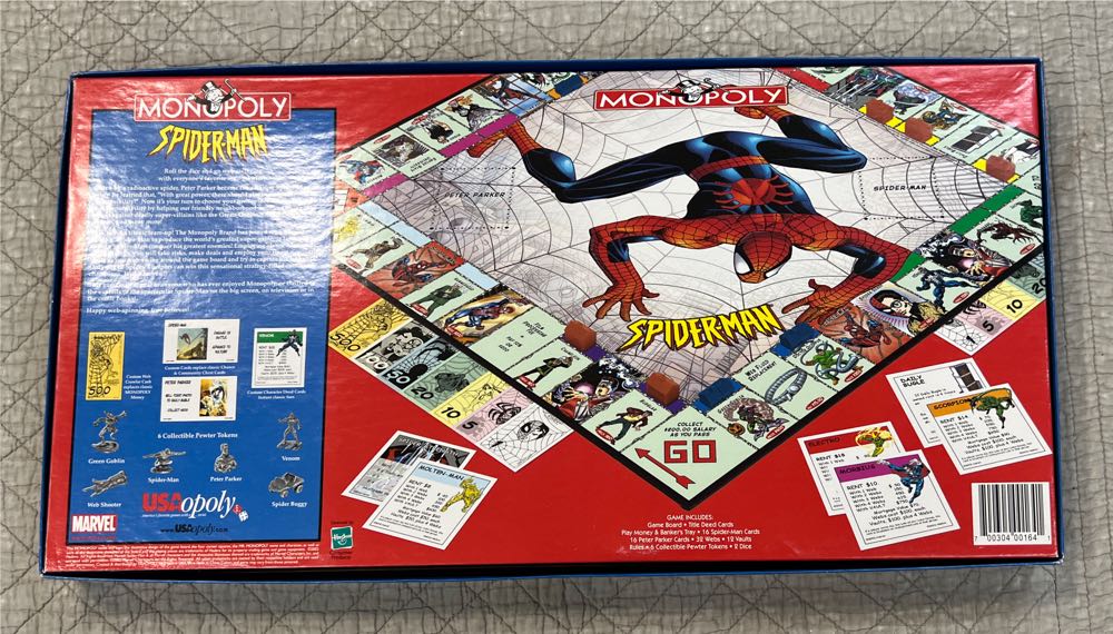 Monopoly Spider-Man  (6) board game collectible [Barcode 700304001641] - Main Image 2
