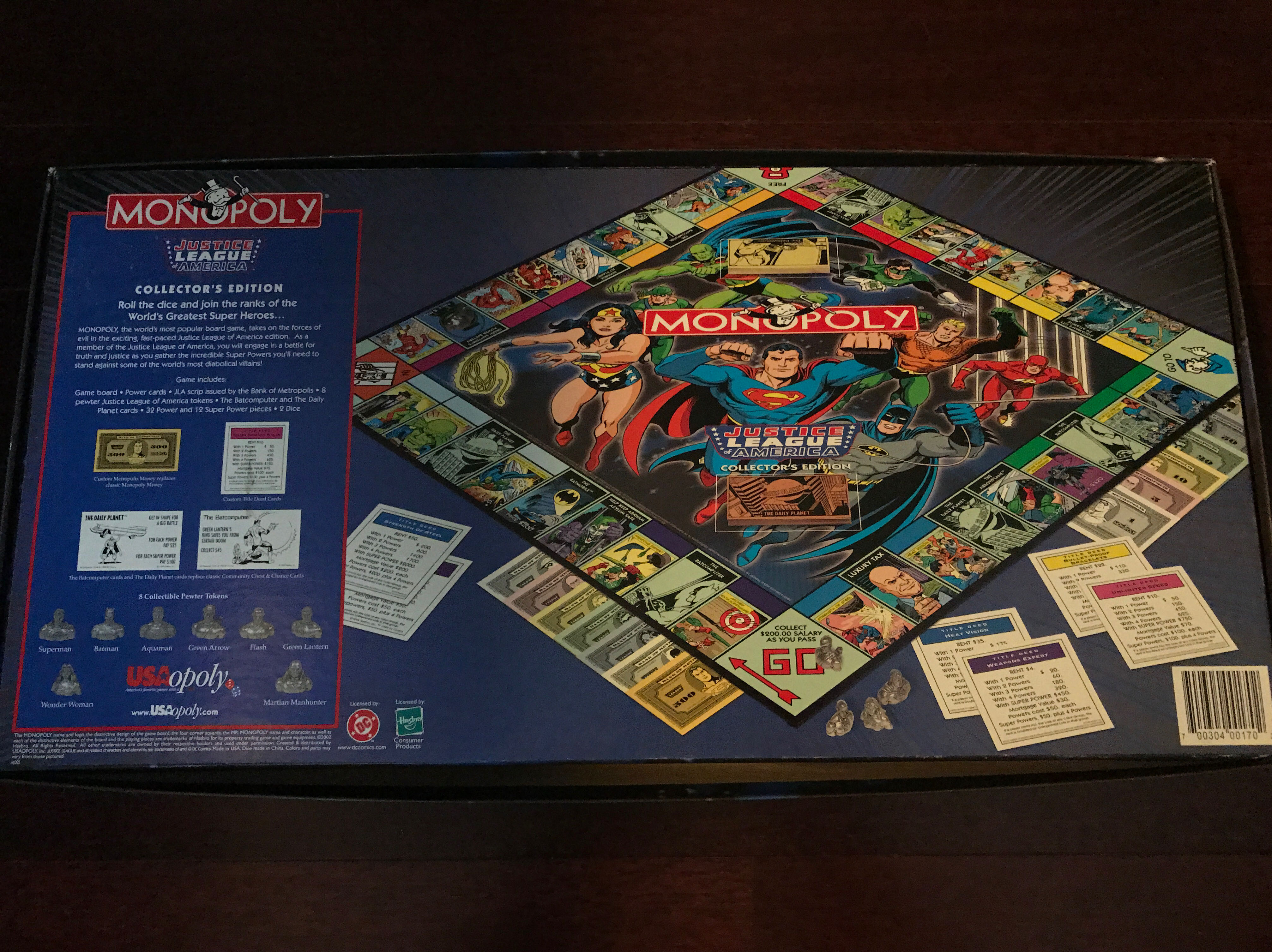 Justice League America Collectors Edition  (2-8) board game collectible [Barcode 700304001702] - Main Image 2