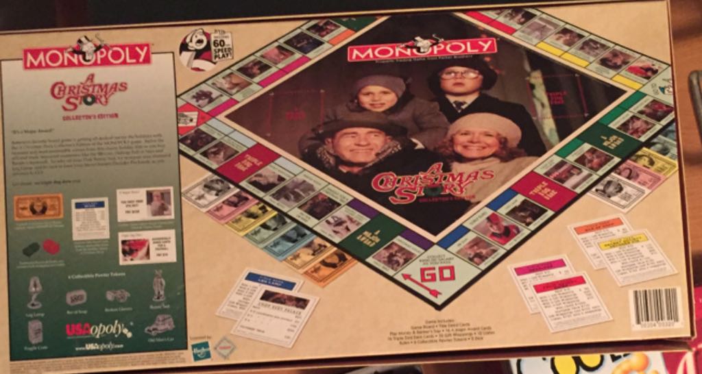 A Christmas Story Monopoly  (2-6) board game collectible [Barcode 700304003201] - Main Image 2