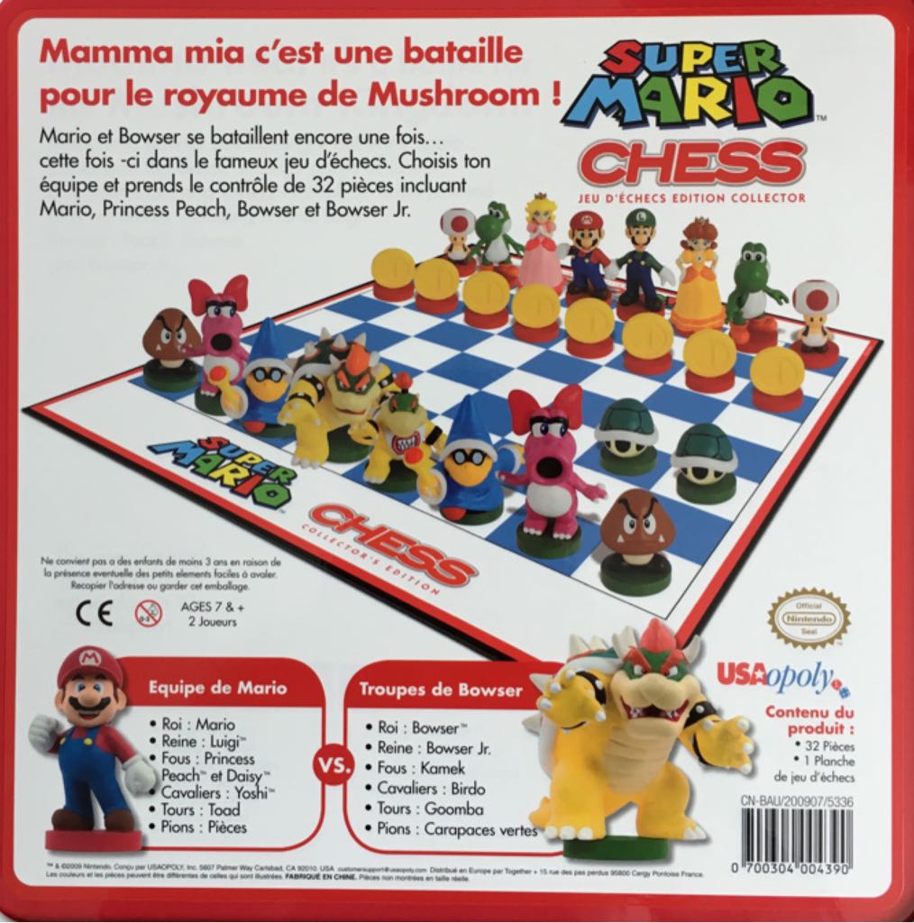 Chess Super Mario Collector’s Edition  (2) board game collectible [Barcode 700304004390] - Main Image 2