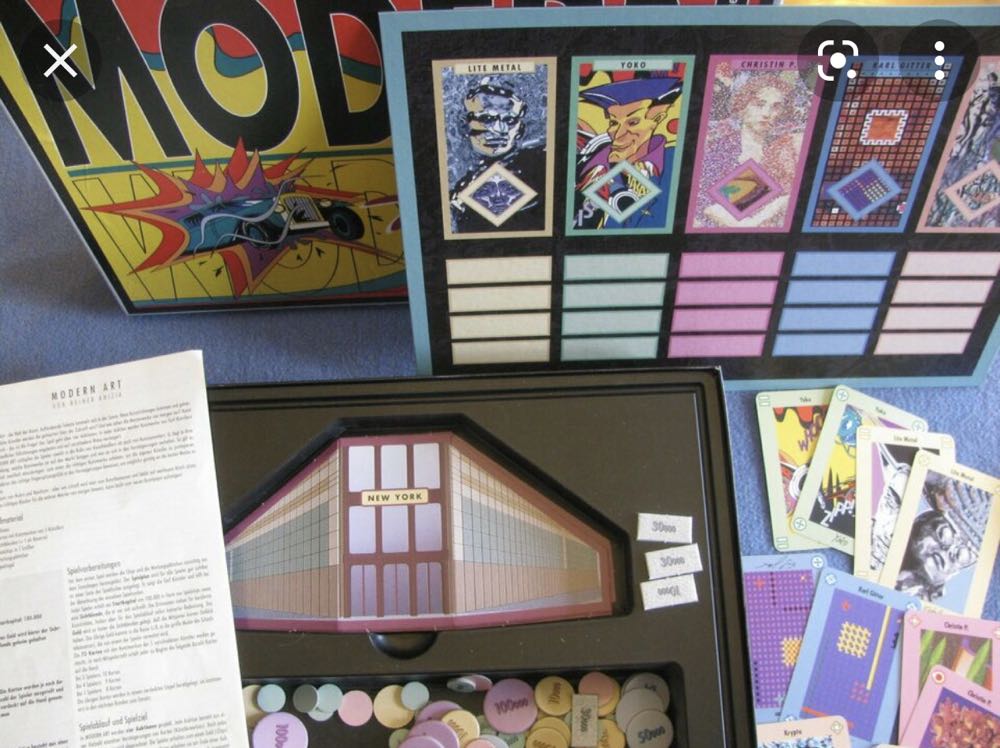 Modern Art  (3-5) board game collectible [Barcode 029877044023] - Main Image 3