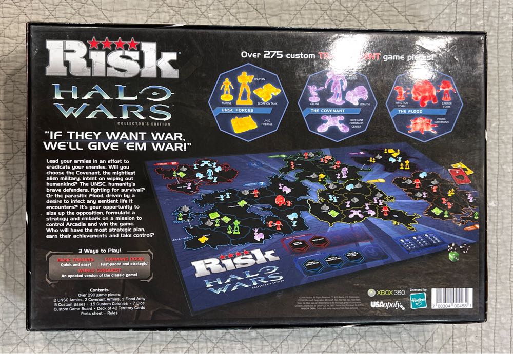 Risk: Halo Wars  (3-5) board game collectible [Barcode 700304004581] - Main Image 2