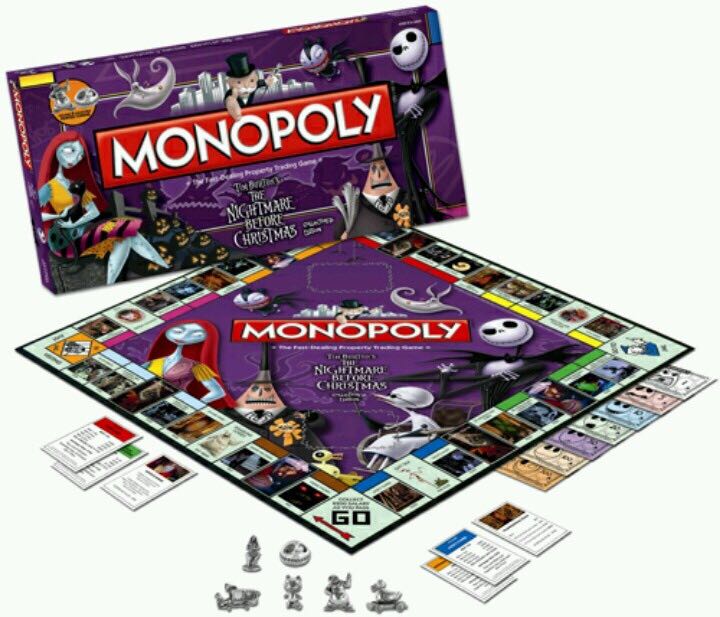 Monopoly - The Nightmare Before Christmas Collector’s Edition  (2-6) board game collectible [Barcode 700304004611] - Main Image 2
