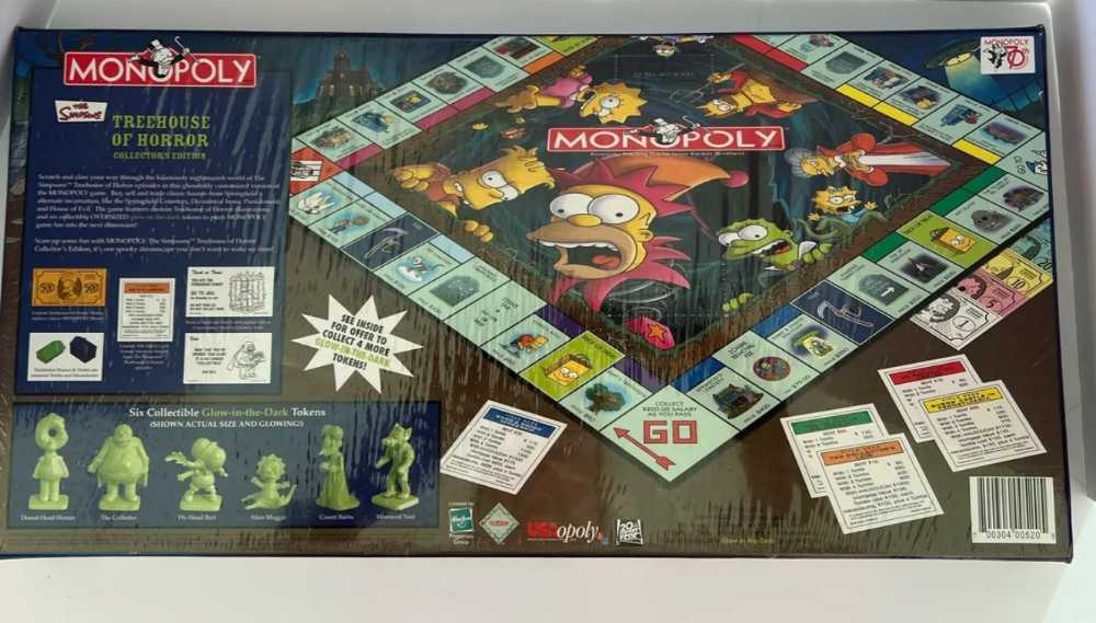Monopoly Simpsons Treehouse Of Horror  board game collectible [Barcode 700304005205] - Main Image 2