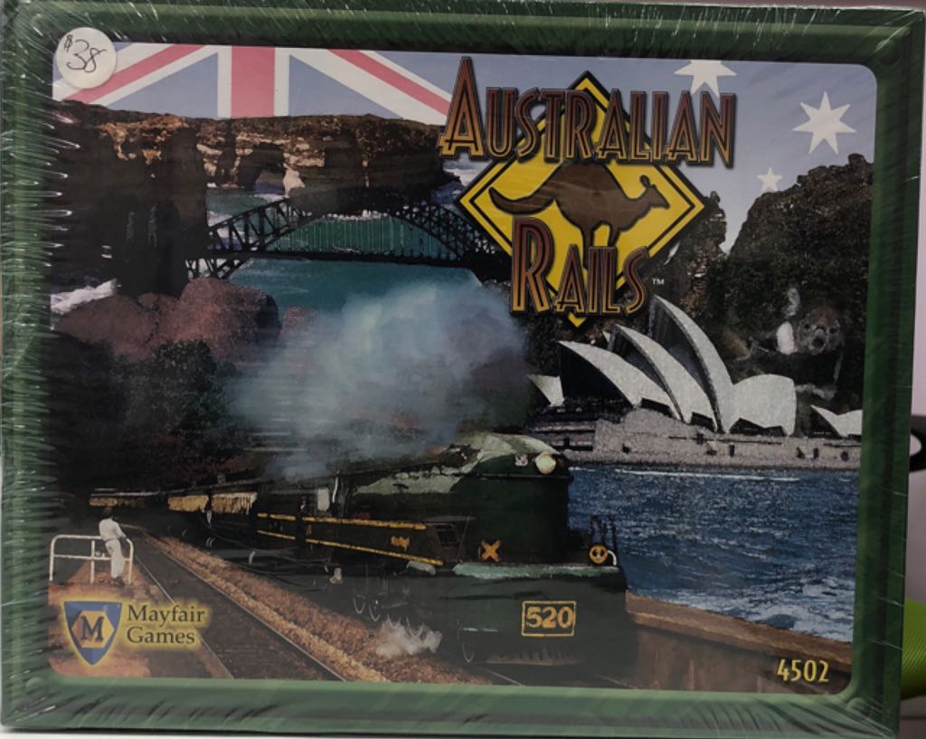 Australian Rails  (2-6) board game collectible [Barcode 029877045020] - Main Image 1