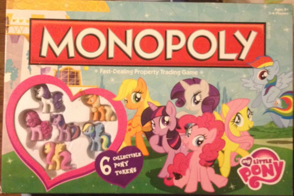 Monopoly My Little Pony  board game collectible [Barcode 700304045546] - Main Image 1