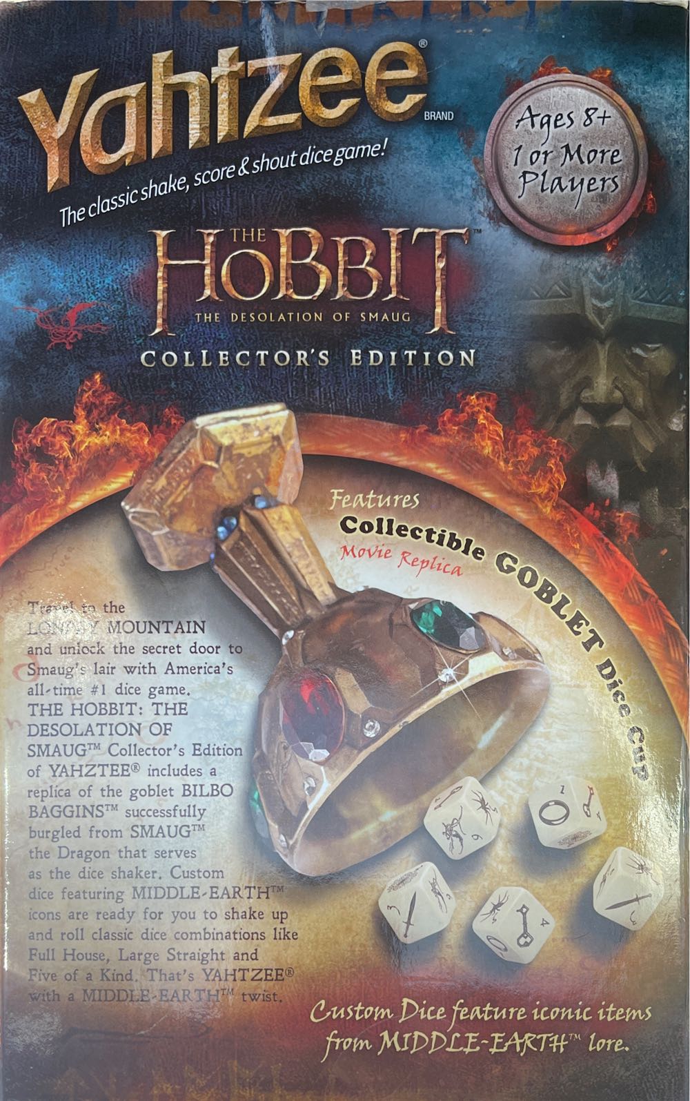 Yahtzee: The Hobbit  (1+) board game collectible [Barcode 700304045645] - Main Image 2