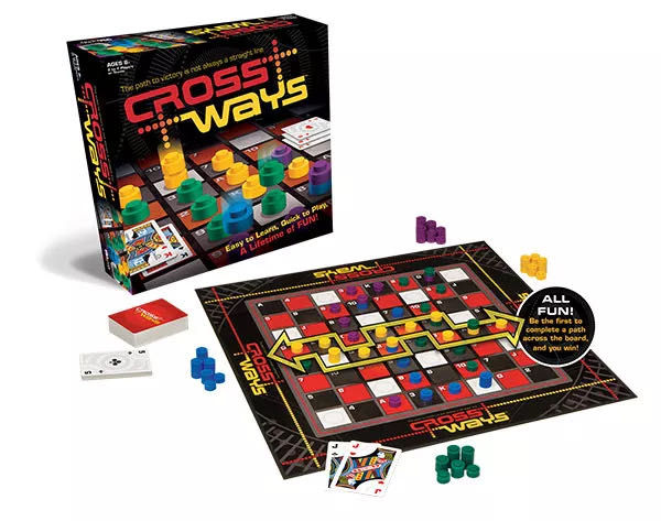 Cross Ways   (2-4 or Teams) board game collectible [Barcode 700304045713] - Main Image 3