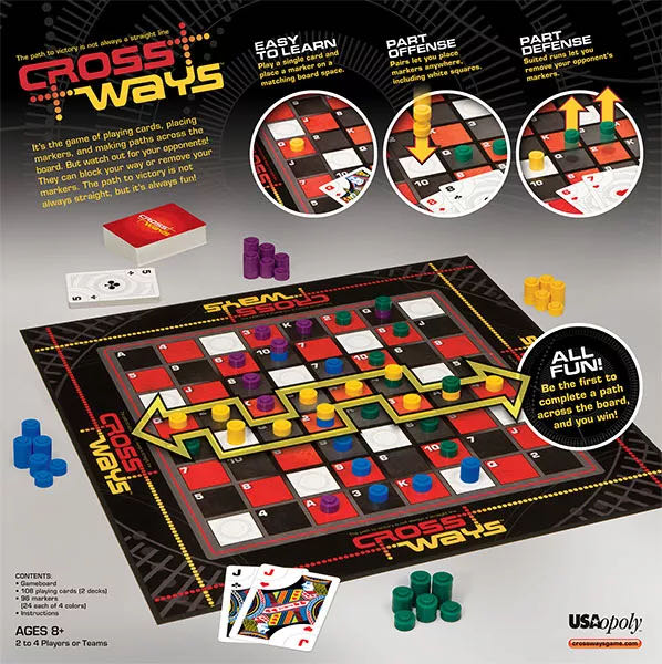 Cross Ways   (2-4 or Teams) board game collectible [Barcode 700304045713] - Main Image 4