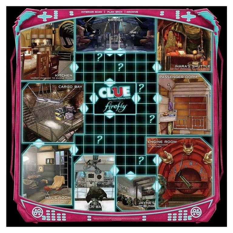 Clue TV: CLUE® Joss Whedon’s FIREFLY™ Edition  (2-6) board game collectible [Barcode 700304046345] - Main Image 3