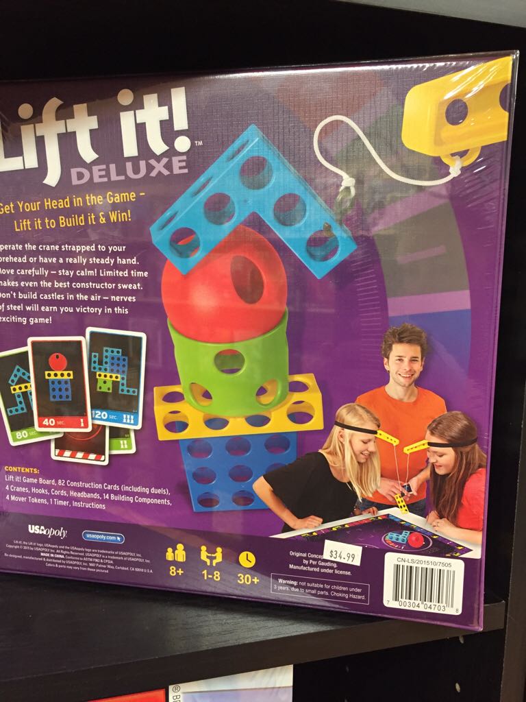 Lift It! Deluxe  (1-8) board game collectible [Barcode 700304047038] - Main Image 2