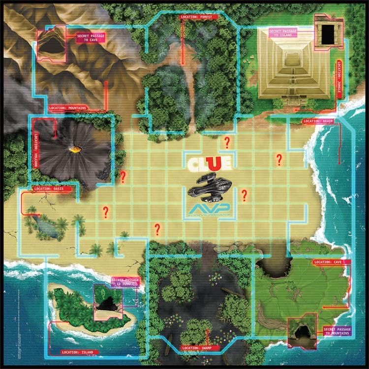 Clue Movies: CLUE® ALIEN VS. PREDATOR Edition  (2-6) board game collectible [Barcode 700304047281] - Main Image 3