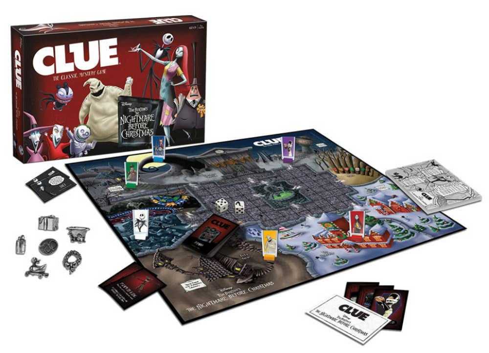 CLUE®: Tim Burton’s The Nightmare Before Christmas Edition  (2-6) board game collectible [Barcode 700304047823] - Main Image 3