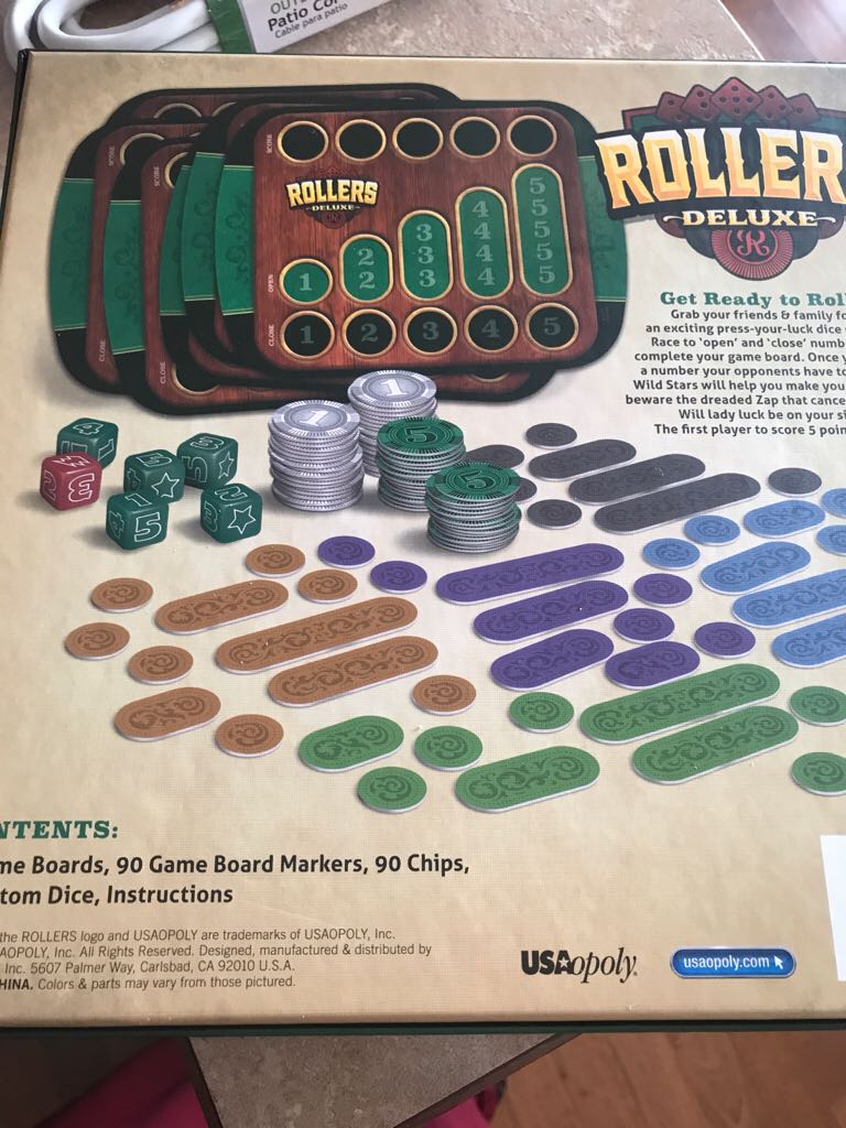 Rollers Deluxe  board game collectible [Barcode 700304048035] - Main Image 2