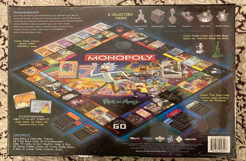 Rick And Morty  (2-6) board game collectible [Barcode 700304048097] - Main Image 2