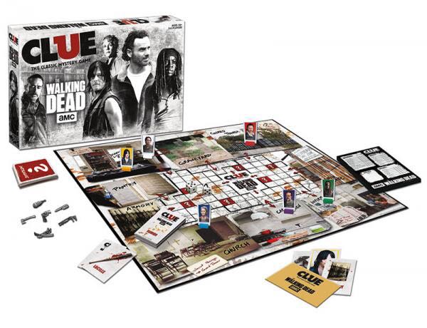 Clue TV: CLUE® The WALKING DEAD Edition  (2-6) board game collectible [Barcode 700304048653] - Main Image 2