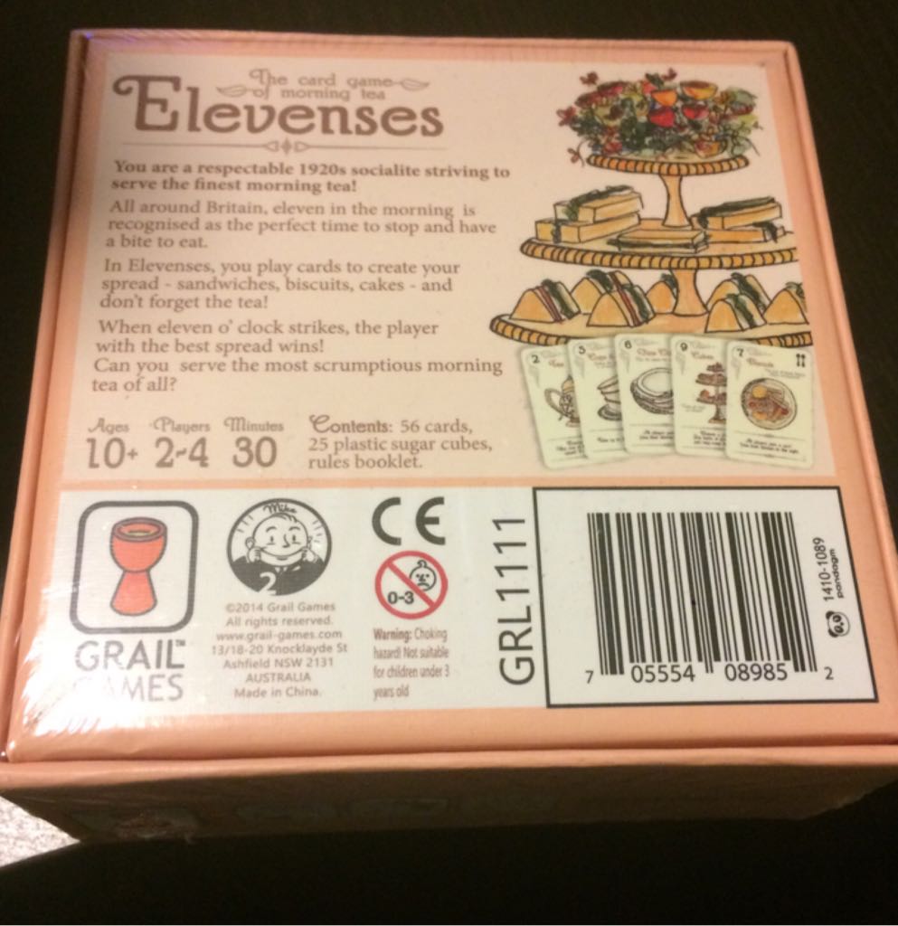 Elevenses  (2-4) board game collectible [Barcode 700465999924] - Main Image 2