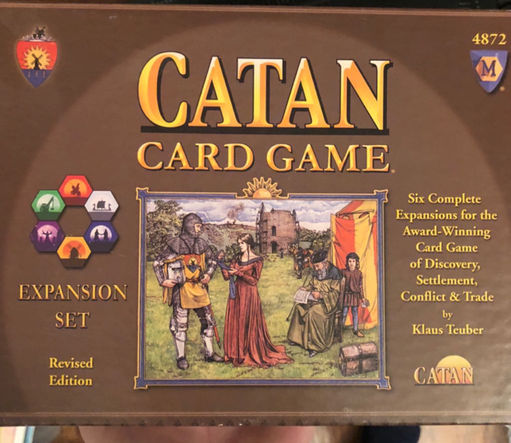 Catan Card Game: Expansion Set - revised edition  (2) board game collectible [Barcode 029877048724] - Main Image 1