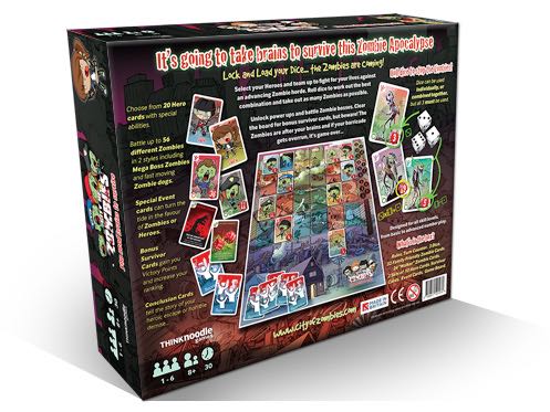 City Of Zombies  (1-6) board game collectible [Barcode 702811521070] - Main Image 2